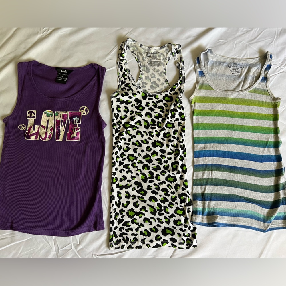 Bundle Of 3 Tank Tops Size Small and Medium
